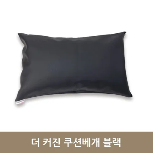 더 커진 쿠션베개 블랙