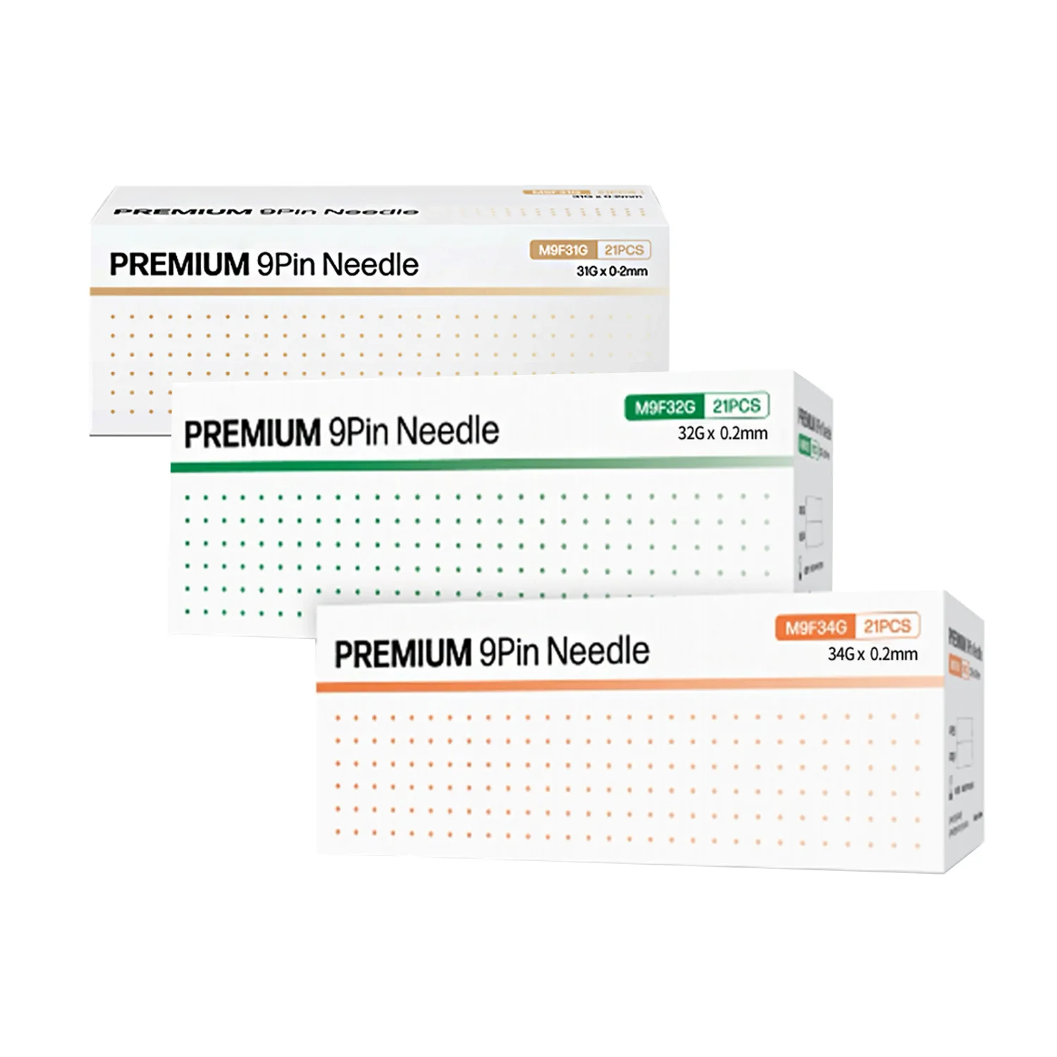 더마샤인프로 전용 프리미엄 9핀 니들 1box (21PCS)