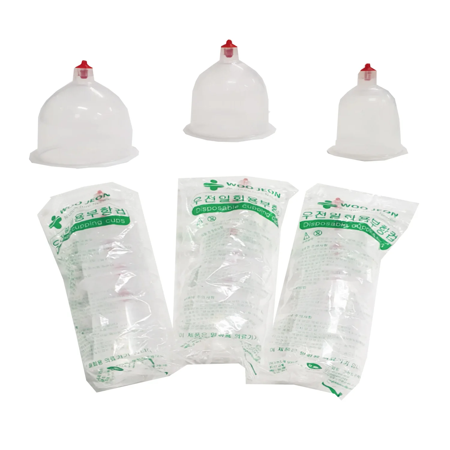 [우전]일회용부항컵 1~2호 100개 