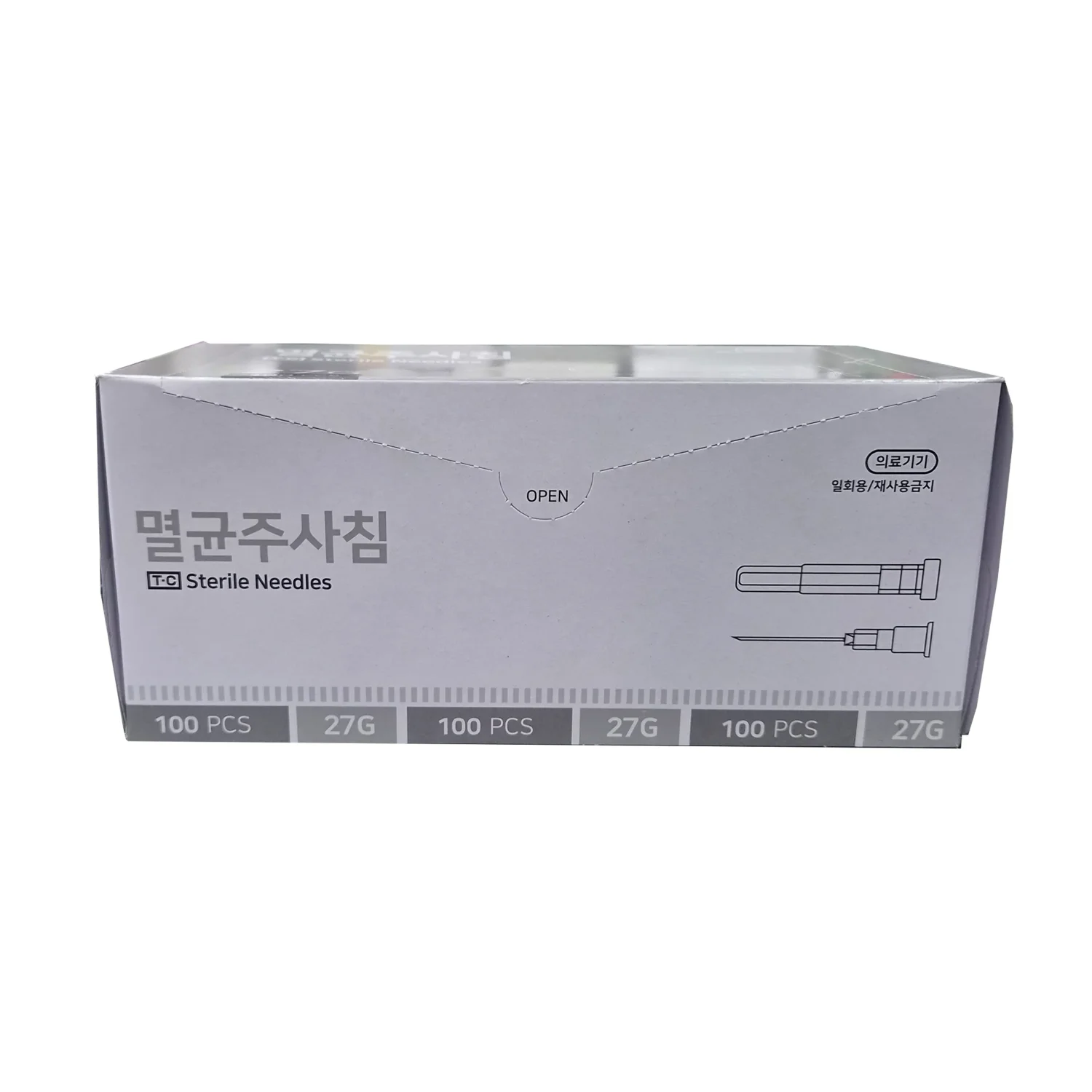 [태창]주사기니들 27G*1mm (1통100개입)